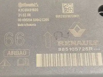 Second-hand car spare part airbag kit for renault captur ii (hf_) tce 140 (hfn0) oem iam references 681001063r 985153461r 985105725r