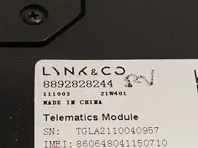 Second-hand car spare part electronic module for lynk & co 01 phev oem iam references 8892828244  