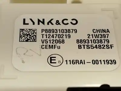 Автозапчасти б/у блок реле/предохранителей за lynk & co 01 phev ссылки oem iam 8893103879 p8893103879 