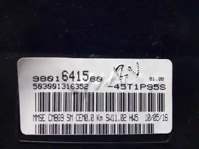 Second-hand car spare part dashboard for peugeot partner kombi outdoor oem iam references 9801641580  