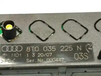 Second-hand car spare part electronic module for audi a5 coupe (8t) 3.0 tdi quattro oem iam references 8t0035225n  