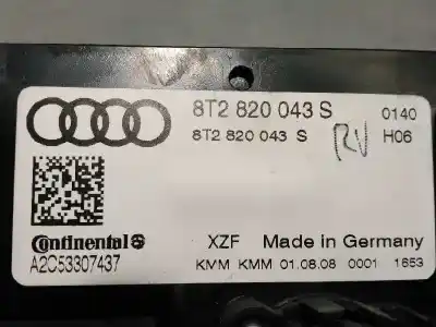 Автозапчасти б/у климат-контроль за audi a5 coupe (8t) 3.0 tdi quattro ссылки oem iam 8t2820043s  