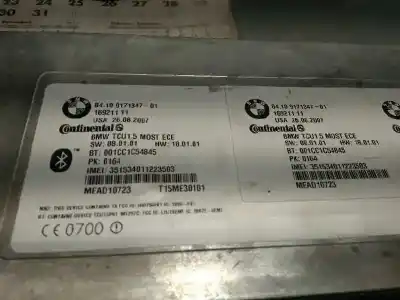 İkinci el araba yedek parçası santral telefon kontrol ünitesi için bmw serie 6 coupe (e63) 635d oem iam referansları 84109171347  