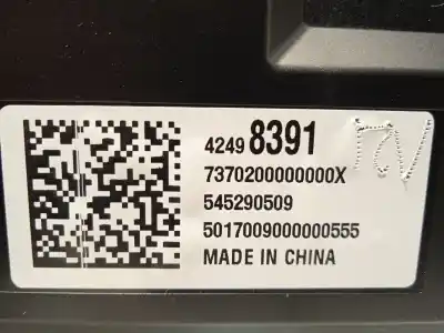 Second-hand car spare part multifunction display for opel mokka / mokka x (j13) 1.6 cdti 4x4 (_76) oem iam references 42498391 545290509 