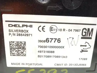 Автозапчасти б/у аудиосистема / радио cd за opel mokka / mokka x (j13) 1.6 cdti 4x4 (_76) ссылки oem iam 39086776 497316088 