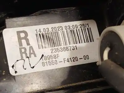 Автозапчастина б/у правий ліхтар для toyota c-hr (_x1_) 1.8 hybrid (zyx10_, zyx11_) посилання на oem iam 81550f4120 235368731 