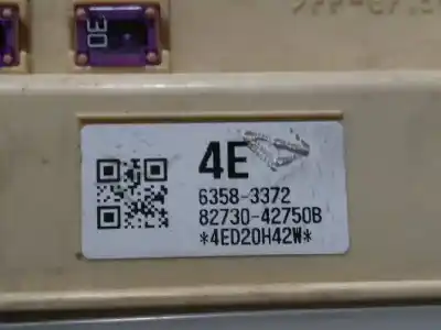 Second-hand car spare part fuse box unit for toyota rav 4 advance oem iam references 8273042750b 8273042750 63583372