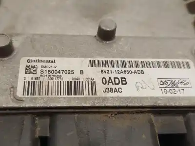 Second-hand car spare part ecu engine control for ford fiesta vi (cb1, ccn) 1.4 oem iam references 8v2112a650adb s180047025 