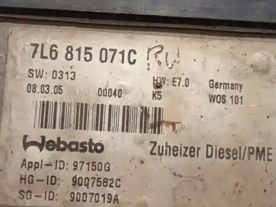 Pezzo di ricambio per auto di seconda mano riscaldamento pieno normale per volkswagen touareg (7la) tdi r5 riferimenti oem iam 7l6815071c  