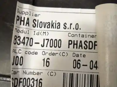 Second-hand car spare part rear left window regulator for kia ceed (cd) 1.0 t-gdi oem iam references 83470j7000 83471j7000 83450j7000