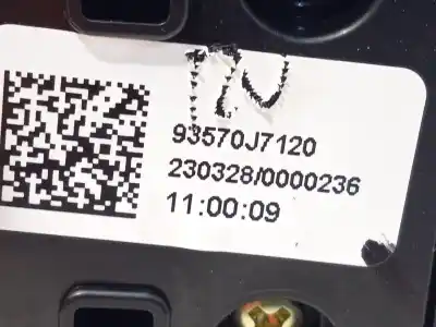 Peça sobressalente para automóvel em segunda mão botão / interruptor elevador vidro dianteiro esquerdo por kia ceed (cd) 1.0 t-gdi referências oem iam 93570j7120  93570j7120wk