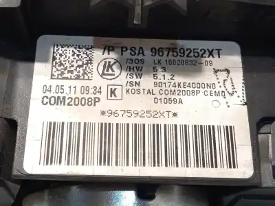 Автозапчастина б/у перерівний контроль для citroen c4 ii (nc_) 1.6 hdi 90 посилання на oem iam 96759252xt  98199578zd