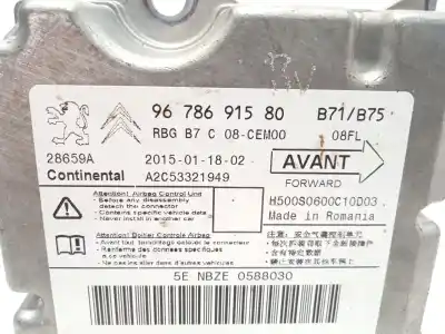 Автозапчастина б/у блок управління подушками безпеки для citroen c4 ii (nc_) 1.6 hdi 90 посилання на oem iam 9678691580 a2c53321949 