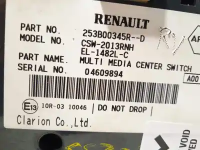 Автозапчасти б/у многофункциональное управление за renault scénic iii (jz0/1_) 1.5 dci ссылки oem iam 253b00345r  