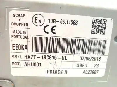 Автозапчасти б/у аудиосистема / радио cd за ford ecosport (cr6) 1.0 ecoboost cat ссылки oem iam hx7t18c815ul  2439811