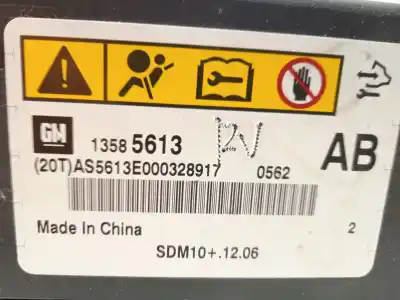 Автозапчасти б/у блок управления подушками безопасности за chevrolet orlando (j309) 2.0 d ссылки oem iam 13585613  