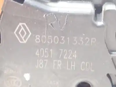 Автозапчастина б/у замок передніх дверей лівий для renault captur i (j5_, h5_) 1.5 dci 90 посилання на oem iam 805031332r  