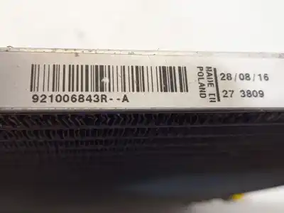 Pezzo di ricambio per auto di seconda mano condensatore / radiatore aria condizionata per renault captur i (j5_, h5_) 1.5 dci 90 riferimenti oem iam 921006843r  