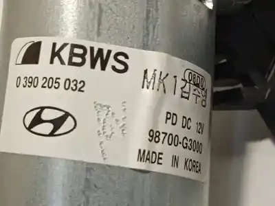 Автозапчастина б/у двигатель заднього склоочисника для hyundai i30 (pde, pd, pden) 1.4 t-gdi посилання на oem iam 98700g3000 0390205032 