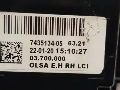 Pezzo di ricambio per auto di seconda mano luci posteriori destra per mini mini (f55) cooper riferimenti oem iam 7435134  63217435134