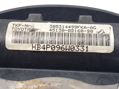 Pezzo di ricambio per auto di seconda mano air bag anteriore sinistro per toyota yaris (ksp9/scp9/nlp9) 1.4 turbodiesel cat riferimenti oem iam 451300d160b0  