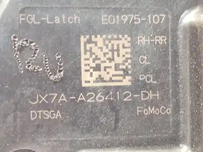 Автозапчастина б/у замок заднього правого дверя для ford focus iv (hn) 1.0 ecoboost посилання на oem iam jx7aa26412dh  2673655
