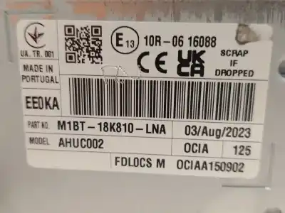 Автозапчасти б/у gps-навигационная система за ford puma (j2k, cf7) 1.0 ecoboost ссылки oem iam m1bt18k810lna  2620287