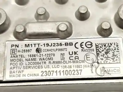 Second-hand car spare part electronic module for ford puma (j2k, cf7) 1.0 ecoboost oem iam references m1tt19j235bb  2684289