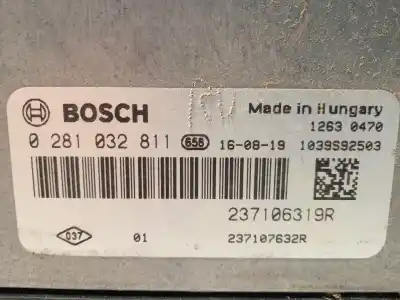 Pezzo di ricambio per auto di seconda mano centralina motore per renault captur i (j5_, h5_) 1.5 dci 90 riferimenti oem iam 237107632r 0281032811 237106319r