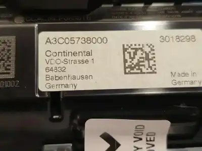 Pièce détachée automobile d'occasion compteur de vitesse tableau de bord pour vw t-roc (a11, d11) 1.5 tsi références oem iam 17a920320a a3c05738000 