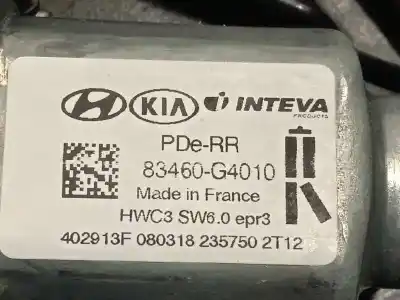Автозапчасти б/у задний правый стеклорегулятор за hyundai i30 (pde, pd, pden) 1.4 t-gdi ссылки oem iam 83480g4030 83460g4010 83481g4000