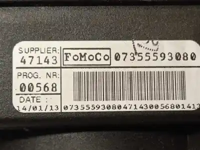 Tweedehands auto-onderdeel intermitterende controle voor ford ka (ccu) 1.2 8v cat oem iam-referenties 7355593080 07355593080 
