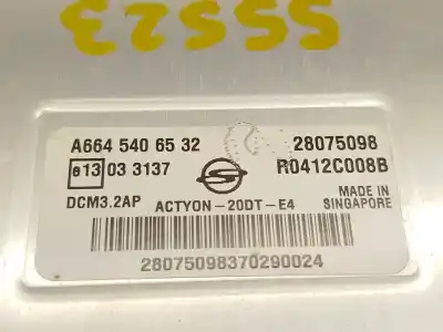 Автозапчастина б/у ебу контролер двигуна для ssangyong actyon i 2.0 xdi посилання на oem iam a6645406532 28075098 r0412c008b