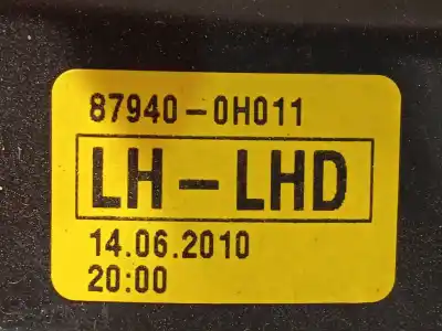 Peça sobressalente para automóvel em segunda mão espelho retrovisor esquerdo por citroen c1 (pm_, pn_) 1.0 referências oem iam 879400h011  8153yw