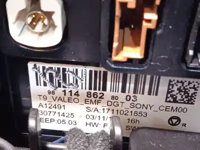 Second-hand car spare part multifunction display for citroen c4 cactus feel oem iam references 9811486280  98010025zd