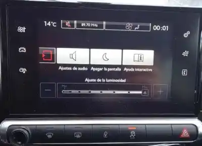 Second-hand car spare part multifunction display for citroen c4 cactus feel oem iam references 9811486280  98010025zd