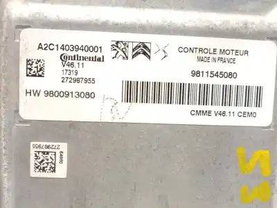 Автозапчасти б/у блок управления двигателем за citroen c4 cactus feel ссылки oem iam 9811545080 a2c1403940001 9800913080