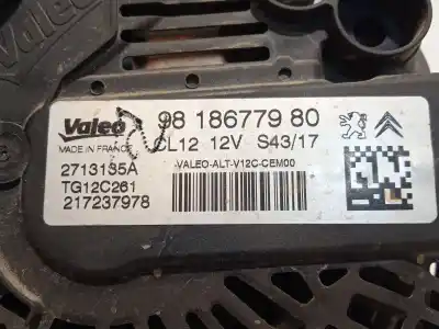 Second-hand car spare part alternator for citroen c4 cactus feel oem iam references 9818677980 tg12c261 2713135a