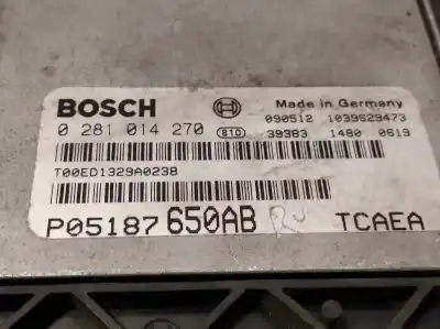 Автозапчастина б/у ебу контролер двигуна для jeep patriot limited посилання на oem iam p05187650ab 0281014270 