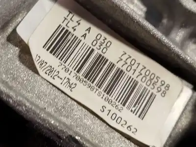 Second-hand car spare part gearbox for renault megane iii fastback (bz0/1_, b3_) 1.6 16v hi-flex (bz03) oem iam references tl4030  7701700598