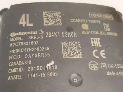 Peça sobressalente para automóvel em segunda mão módulo eletrônico por nissan leaf (ze1) electric referências oem iam 284k15sa0a a2c75831602 