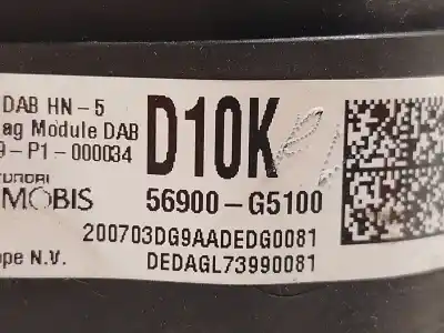 Автозапчасти б/у передняя левая подушка безопасности за kia niro i (de) 1.6 gdi hybrid ссылки oem iam 56900g5100  56900g5100wk