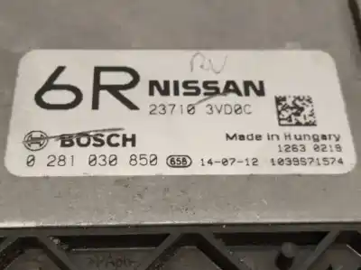 Pièce détachée automobile d'occasion calculateur moteur ecu pour nissan nv 200 (m20) 1.5 dci cat références oem iam 237103vd0c 0281030850 