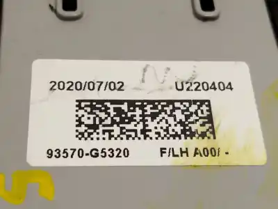Автозапчастина б/у передні вікний вмикач для kia niro i (de) 1.6 gdi hybrid посилання на oem iam 93570g5320  4c74811000