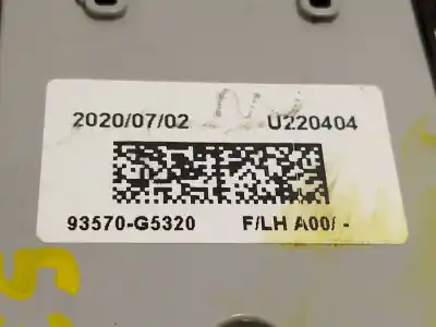 Автозапчастина б/у передні вікний вмикач для kia niro i (de) 1.6 gdi hybrid посилання на oem iam 93570g5320  4c74811000