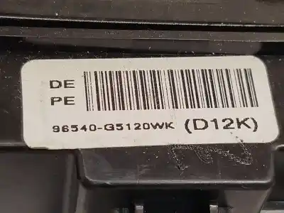 Автозапчасти б/у многофункциональное управление за kia niro i (de) 1.6 gdi hybrid ссылки oem iam 96540g5120  96540g5120wk