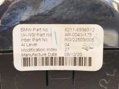 Second-hand car spare part dashboard for mini mini (r50, r53) cooper oem iam references 62116936312  