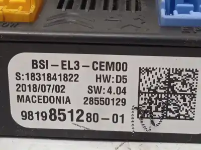 Автозапчасти б/у блок реле/предохранителей за citroen c3 iii (sx) 1.2 vti 82 ссылки oem iam 9819851280 1669608280 1617016180