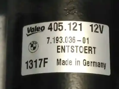 Автозапчасти б/у мотор переднего стеклоочистителя за bmw serie 1 berlina (e81/e87) 118d ссылки oem iam 7193036 405121 
