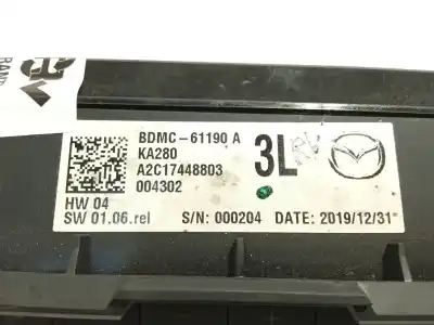 Автозапчасти б/у климат-контроль за mazda cx-30 (dm) skyactiv-x m hybrid ссылки oem iam bdmc61190a a2c17448803 
